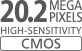 CMOS da 20,2 megapixel
