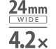Zoom ottico 4,2x, con obiettivo grandangolare