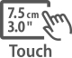 Ampio touch screen capacitivo