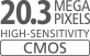 CMOS da 20,3 megapixel