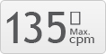 High-Speed scanning at 135 cheques per minute