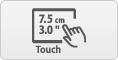 Large capacitive touchscreen