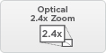 Optical 2.4x Zoom